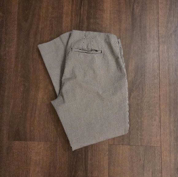 J. Jill Men's Black and White Checkered Dress Pants - Picture 3 of 3